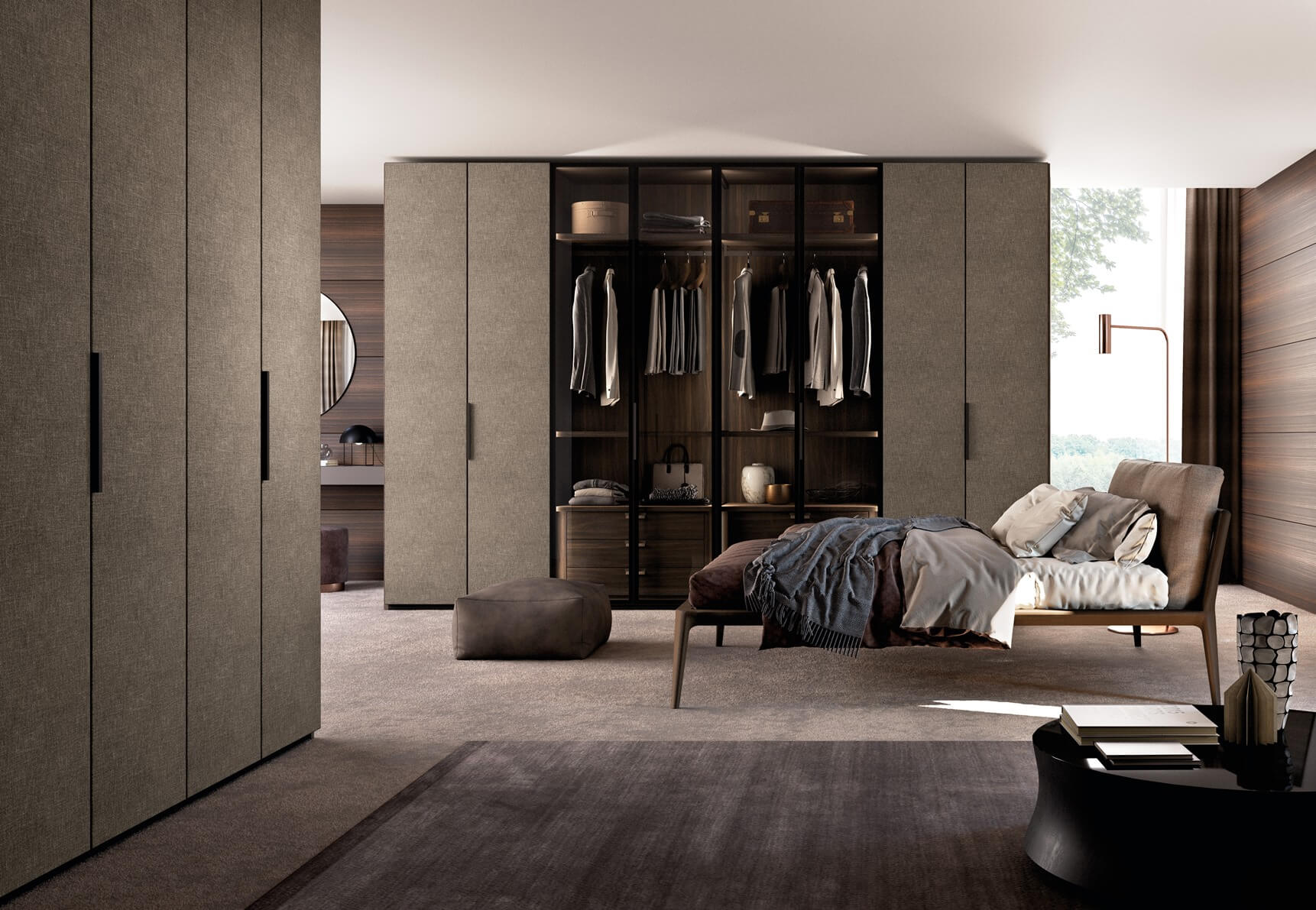 Modern WalkIn Closet Design Ideas Pedini Miami